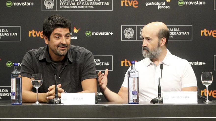 Ricardo Darín y Javier Cámara, en San Sebastián