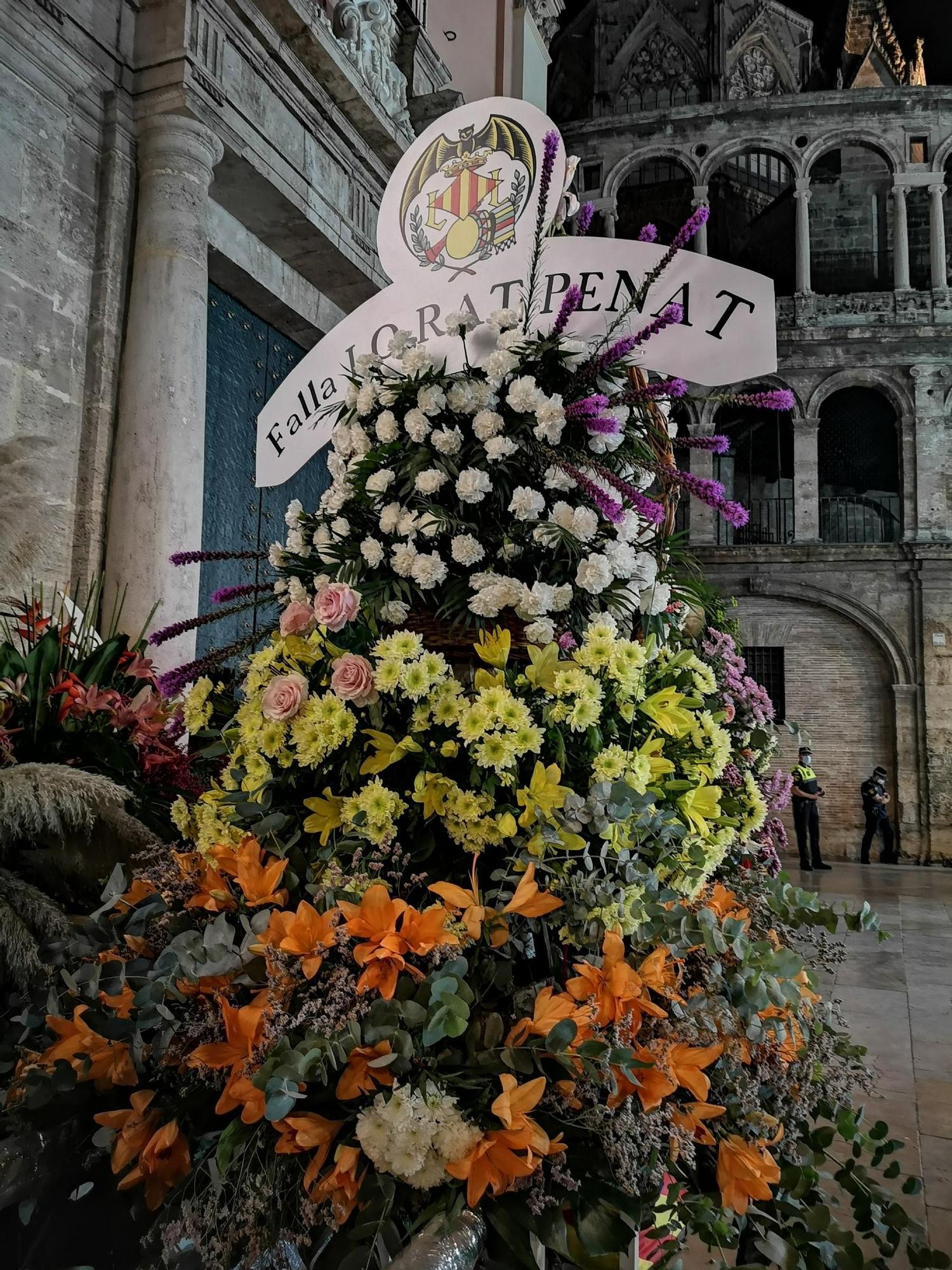 Revive las canastillas de la Ofrenda en las Fallas de Septiembre