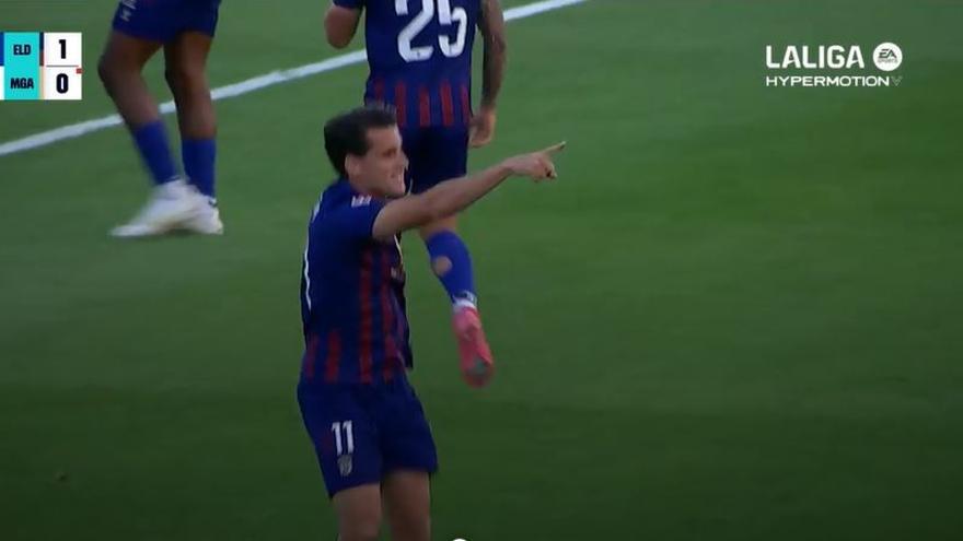 El 1-0 del Eldense en el Eldense 1-0 Málaga de la jornada 39 de LaLiga Hypermotion