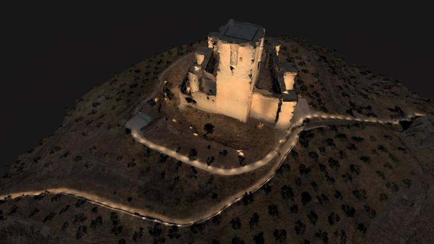 La Junta saca a licitación el proyecto de iluminación monumental del castillo de Belalcázar