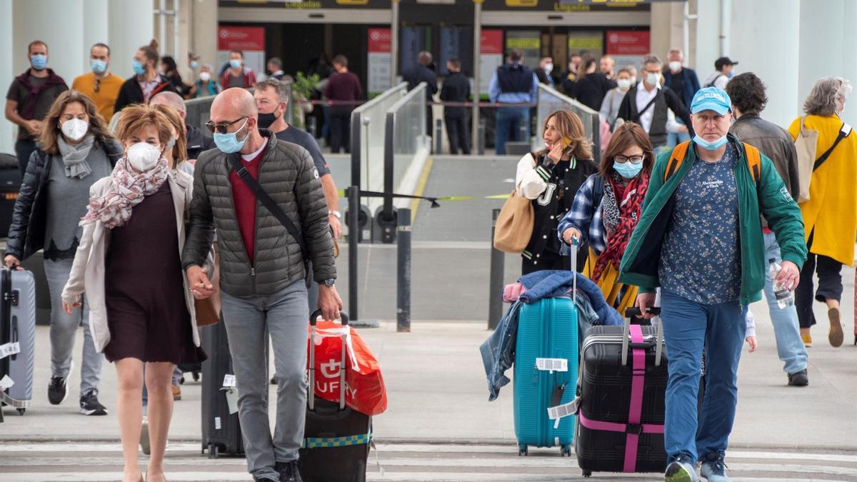 Imagen del aeropuerto de Palma de Mallorca, la semana pasada.