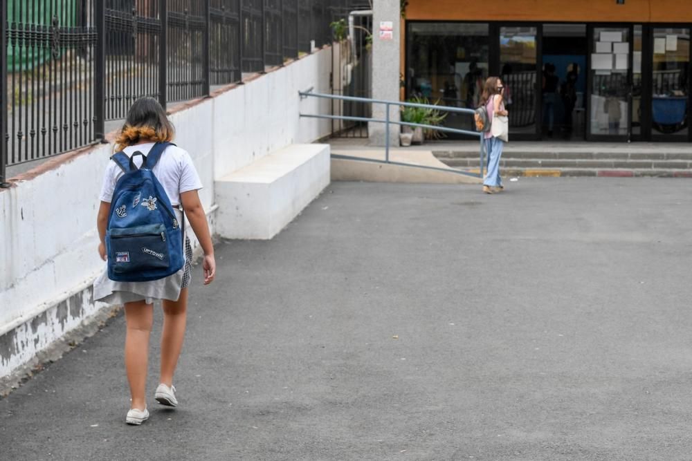 Vuelta al cole de los alumnos de Secundaria