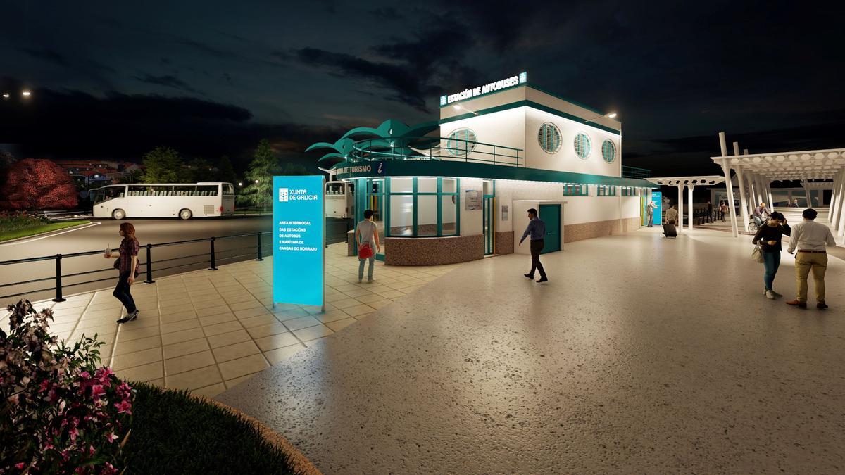 Futura iluminación de la estación.