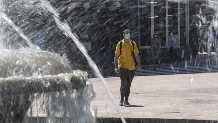 Ola de calor en Oviedo