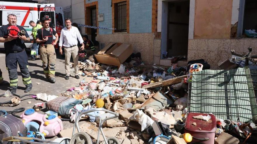 Fallece una mujer en el derrumbe de una casa en Badajoz