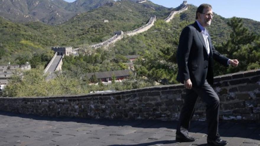 Rajoy visita la Gran Muralla