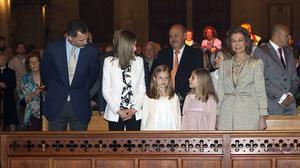 A la cita no han assistit ni el rei Joan Carles ni les infantes Cristina i Elena.