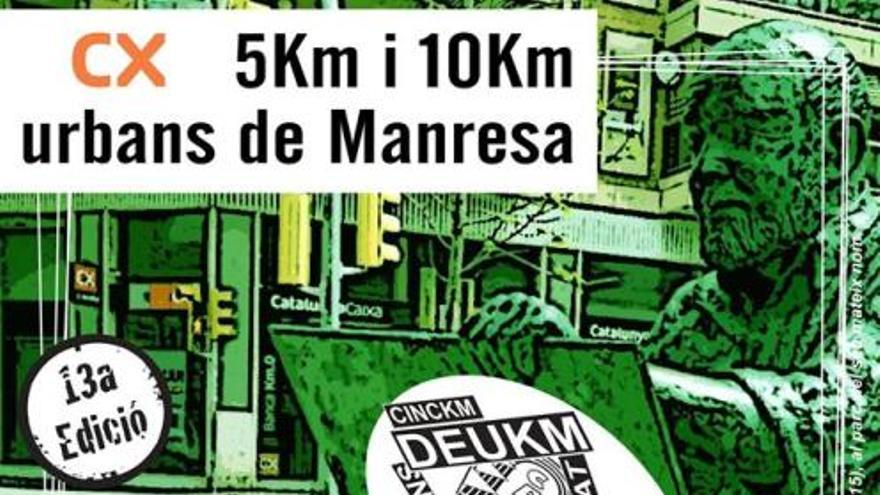 David Martínez i Meritxell Soler, guanyadors dels tretzens 10 km Urbans de Manresa