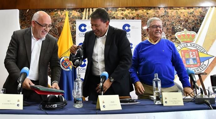 07/05/2019 LAS PALMAS DE GRAN CANARIA. .Los candidatos de los principales partidos al Cabildo de Gran Canaria contrastan sus propuestas en un debate organizado or la cadena COPE, en el Real Club Náutico de Gran Canaria. Nueva Canarias, Antonio Morales. JxGC Coalición Canaria, José Miguel Bravo de Laguna. PP AV, Marco Aurelio Pérez. Sí Podemos, Sara Ramírez. PSOE, Luis Ibarra.  Fotógrafa: YAIZA SOCORRO.  | 07/05/2019 | Fotógrafo: Yaiza Socorro