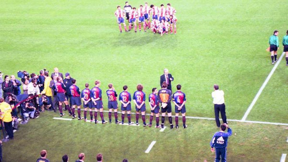 El Barça no jugó la semifinal de Copa ante el Atlético en abril de 2000.