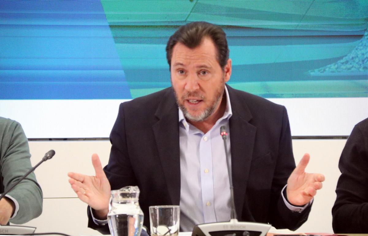 El ministre de Transports, Óscar Puente, aquest divendres a Madrid