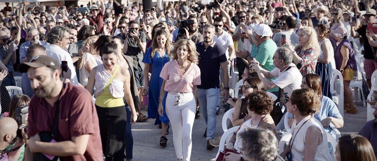 Acto del pasado viernes de Yolanda Díaz en Madrid en la presentación de Sumar