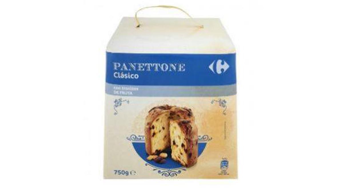 Panettone de Carrefour.