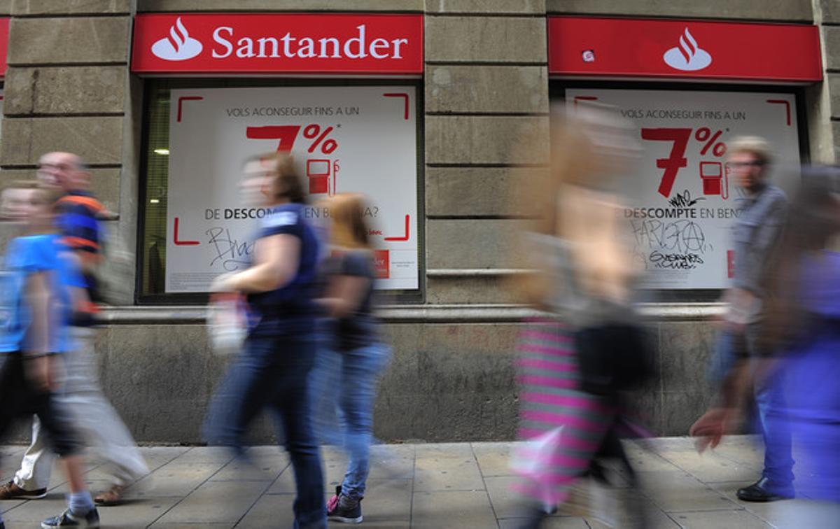 El Banco Santander ha estat sancionat per la Comissió Nacional del Mercat de Valors.