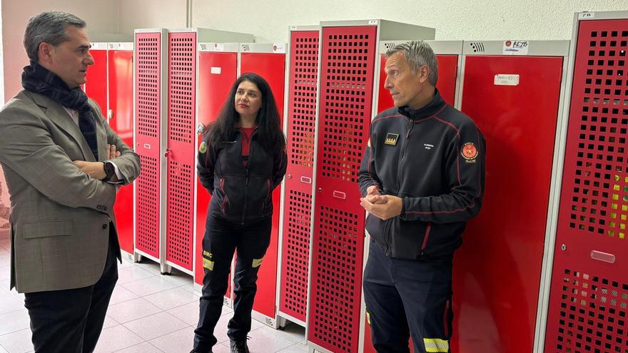 El Ayuntamiento de Castelló adquiere 111 taquillas ventiladas para el personal del Servicio Extinción de Incendios y Salvamento