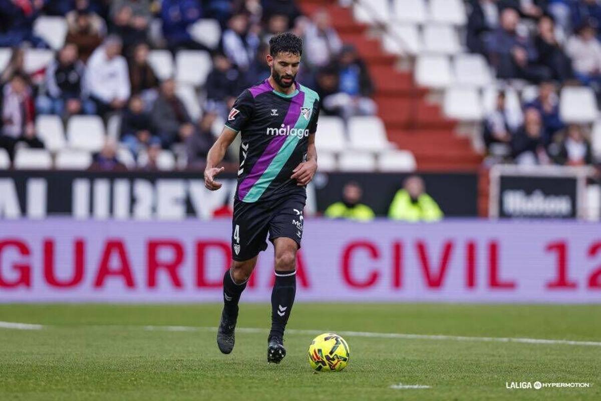 Partido disputado entre el Albacete y el Málaga CF