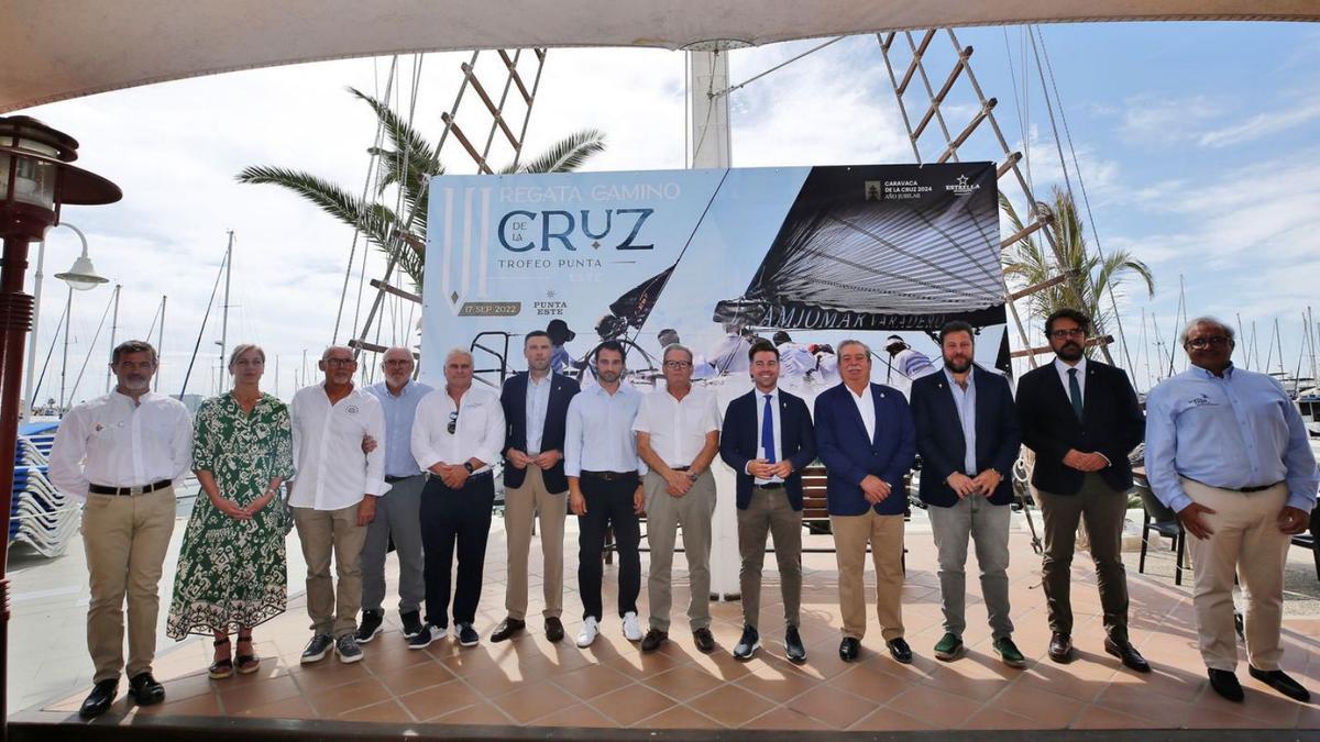 Presentación ayer de la Regata Camino de la Cruz-Trofeo Punta Este en Torrevieja.