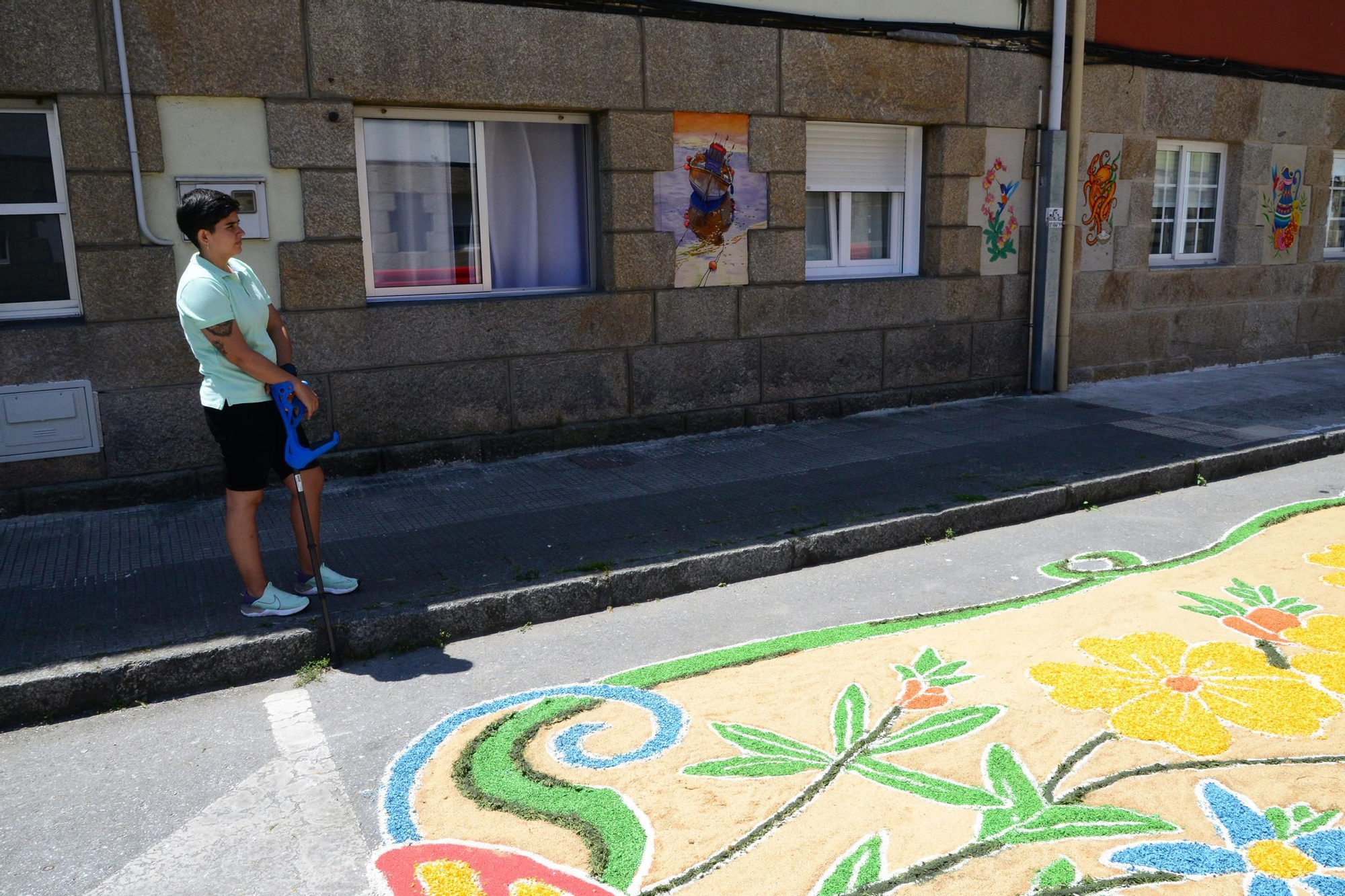 La fiesta de las alfombras florales del Corpus en Bueu (III)