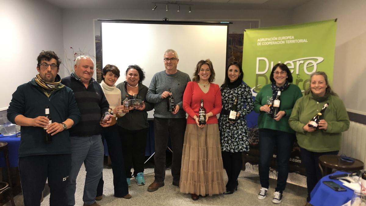 Participantes en el curso sobre vinificaciones especiales en Fermoselle