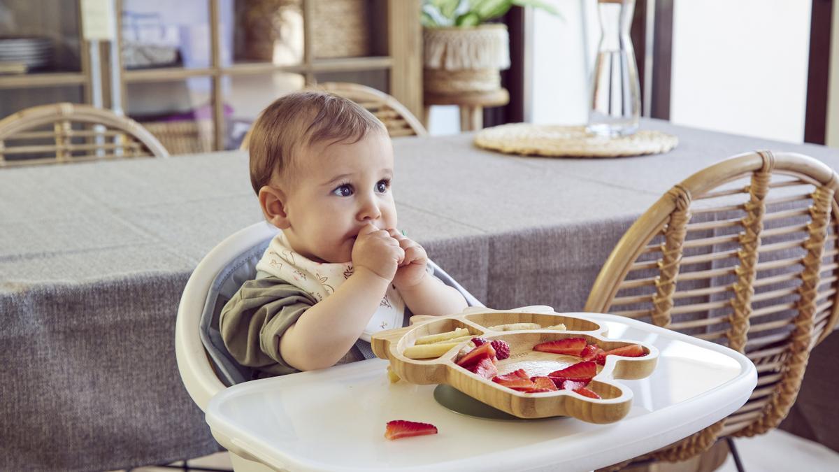 A partir de los 6 meses, podemos optar por complementar la leche con alimentos triturados o con alimentos en trozos