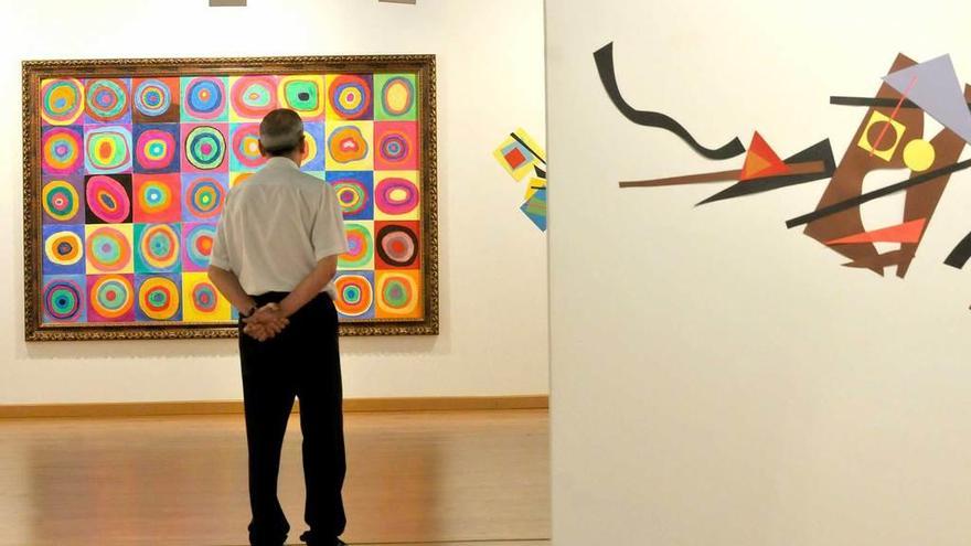 Exposición en Sama sobre la visión de la obra de Kandinsky en los escolares