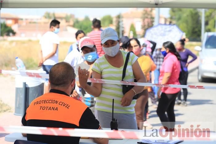 Totana protesta ante su vuelta a la fase 1