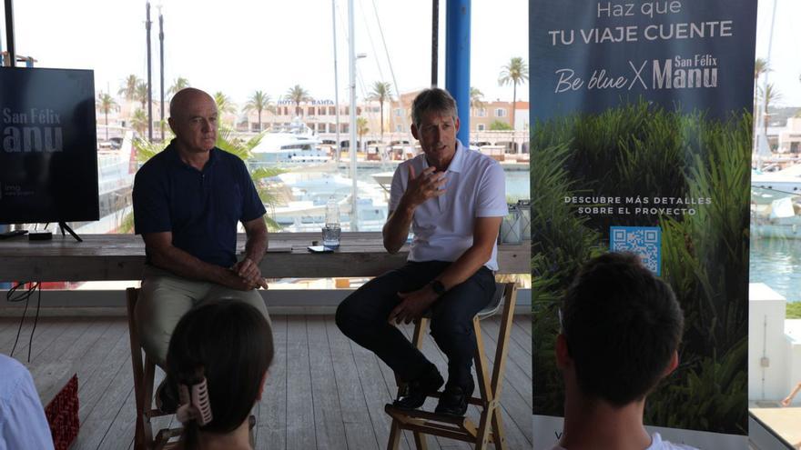 Manu San Félix y Marcos Marí durante la presentación