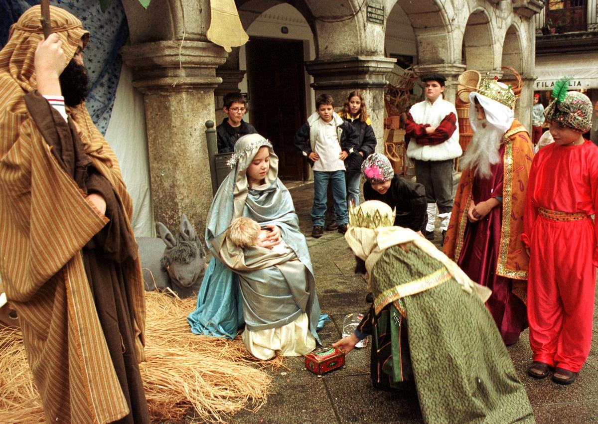 Los arriesgados belenes vivientes de las navidades pasadas