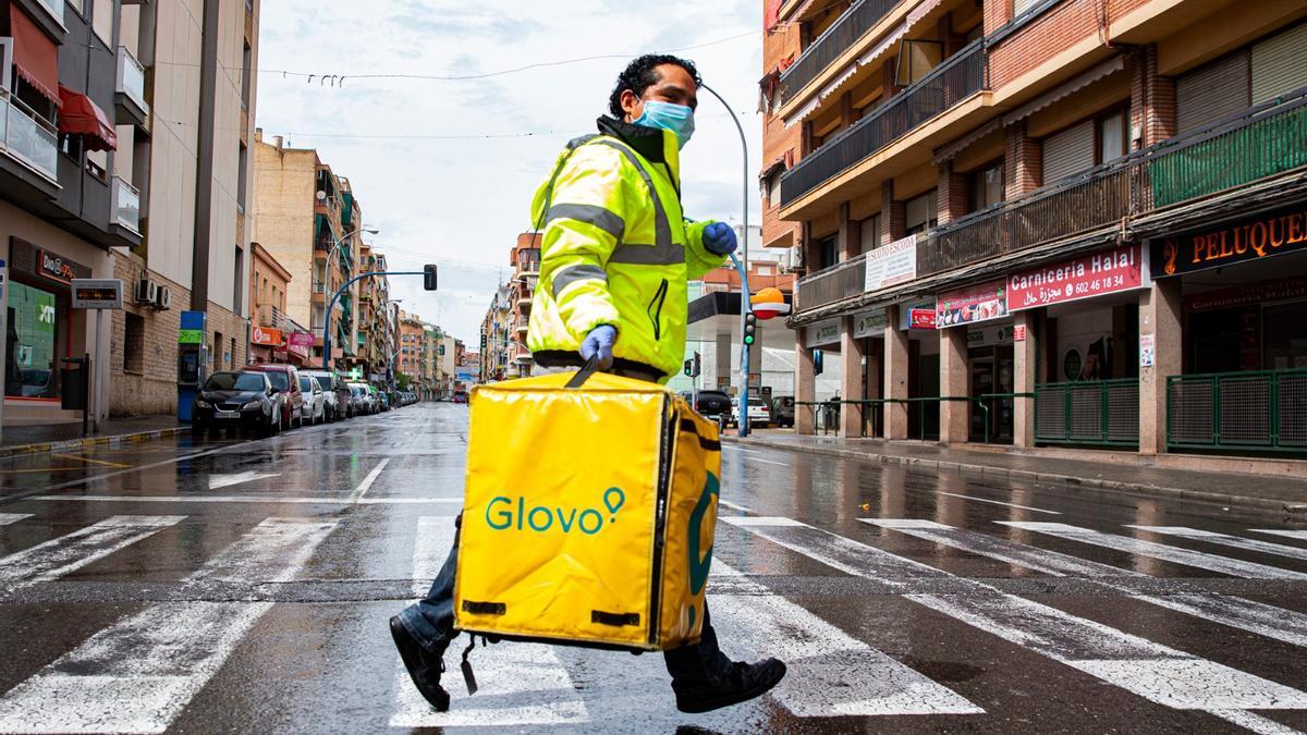 Edgar Andersson, de 32 años, trabaja para Glovo desde hace dos años y medio.