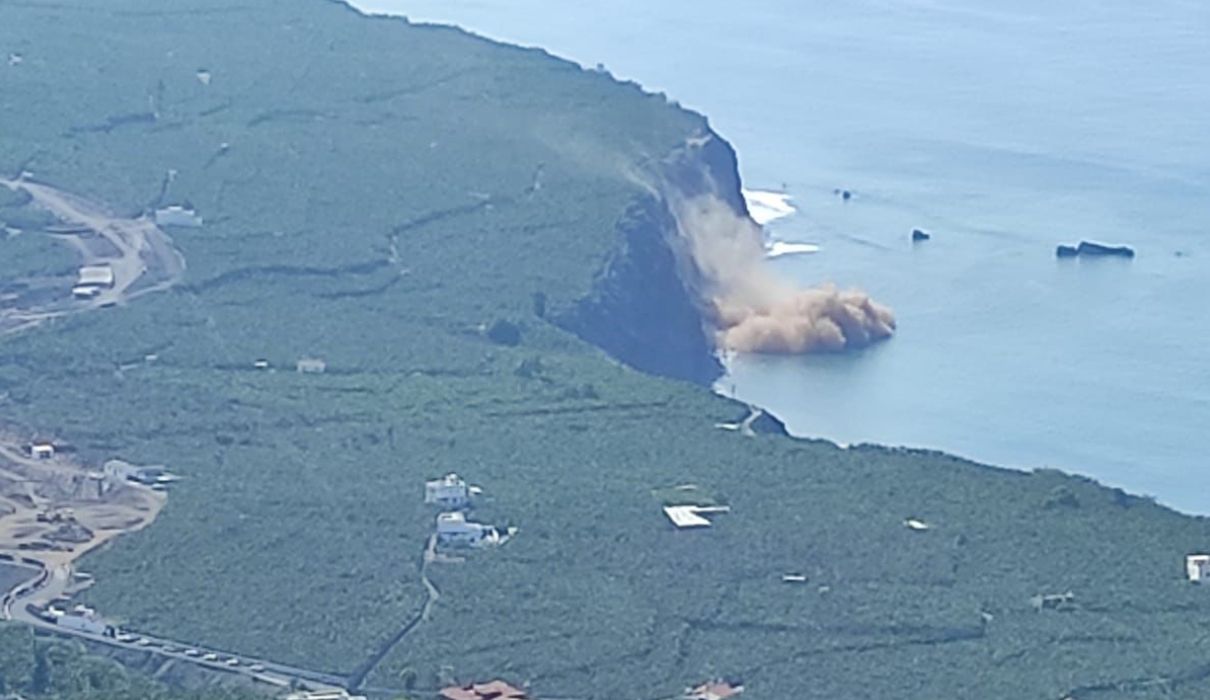 Desprendimiento en Tazacorte, La Palma