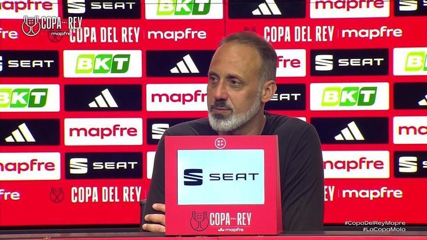 Matarazzo da a la Real otra final de Copa: "Es un gran momento para todos"