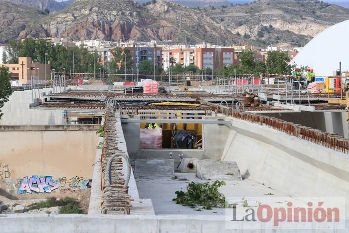 El nuevo puente en Lorca, a punto de terminar