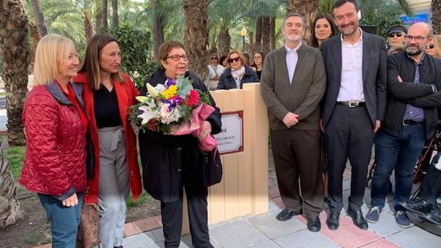 Inauguración del jardín en Elche