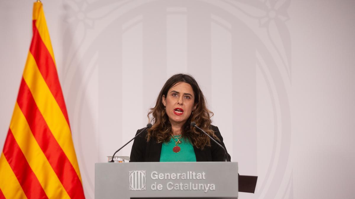 La portavoz del Govern, Patrícia Plaja.