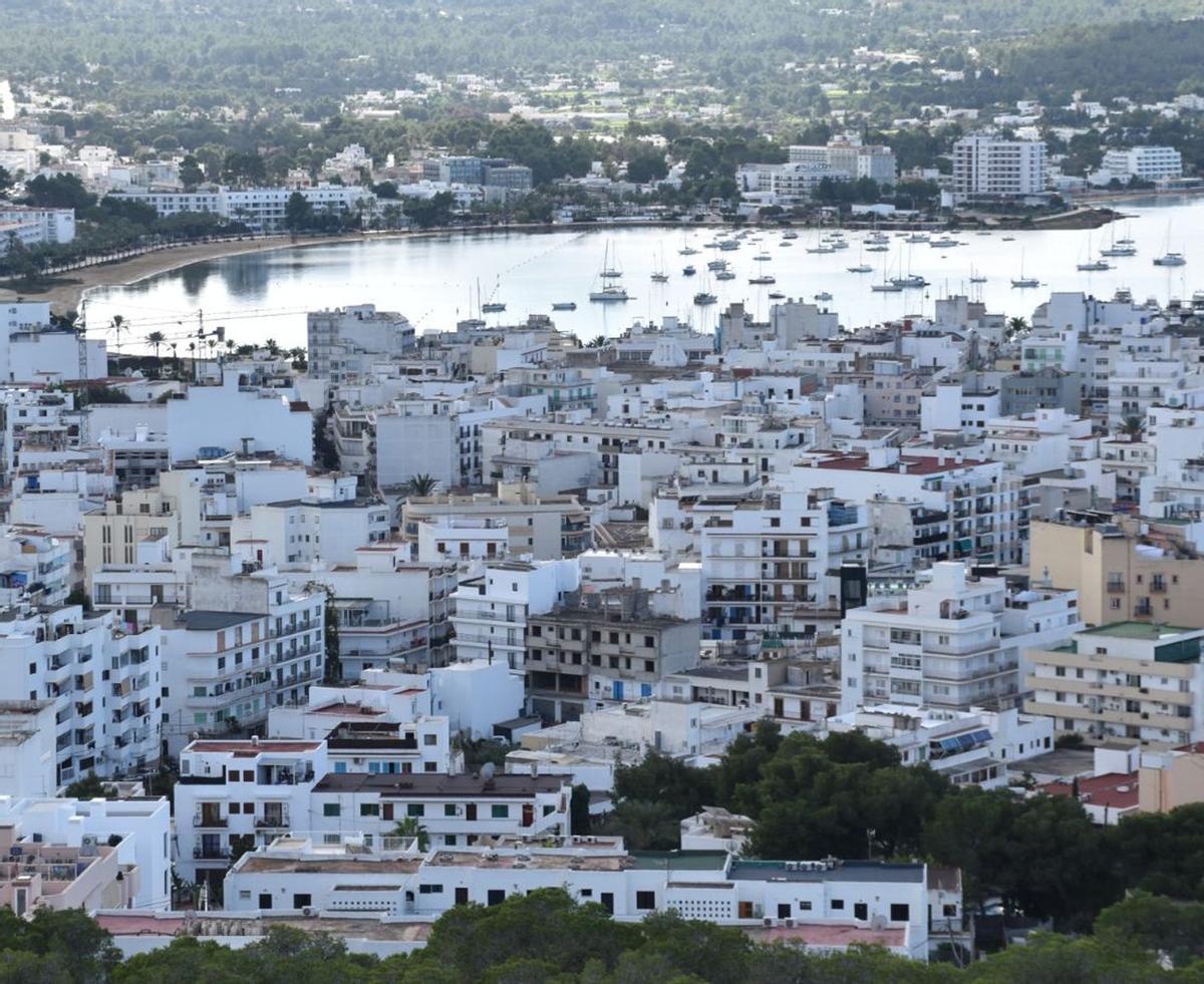 Vista parcial del núcleo urbano de Sant Antoni. | C.N.