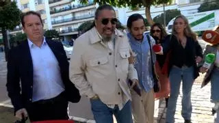 Así ha sido la llegada de Diego El Cigala a los juzgados de Jerez