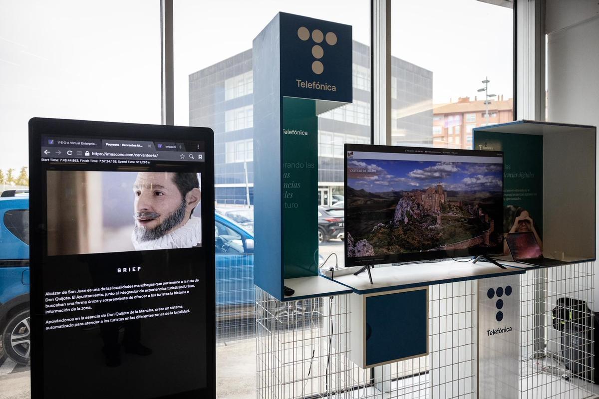 Una de las demos expuestas en en el Innovation Day de Telefónica