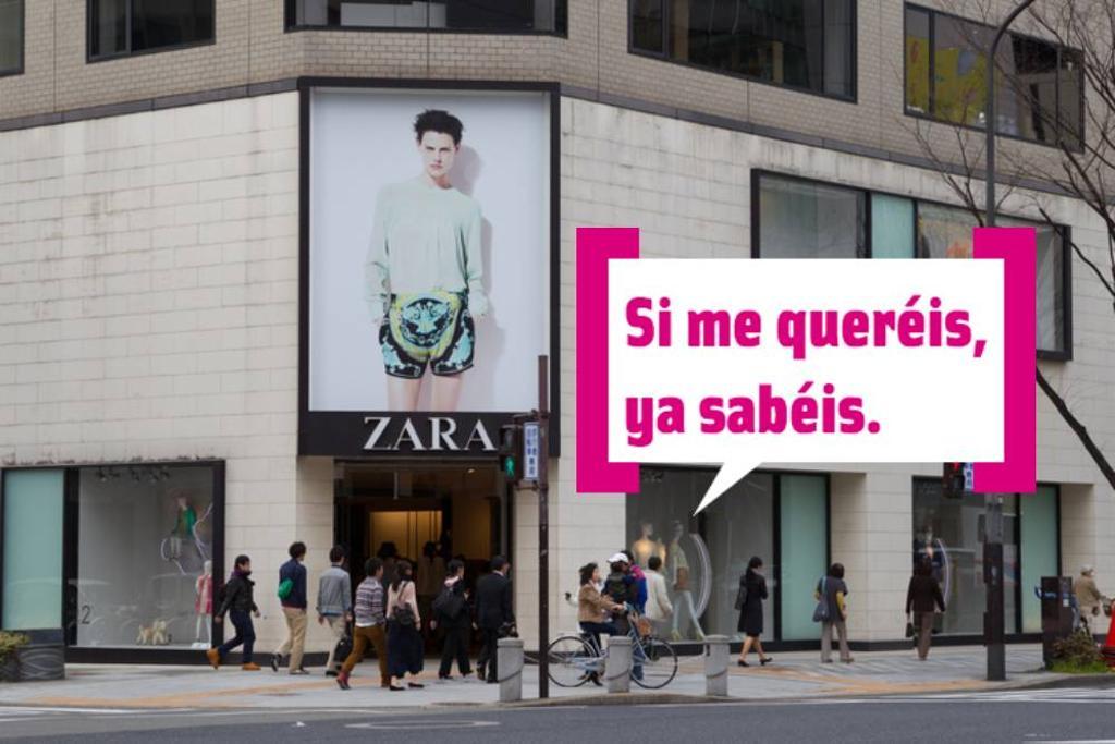 Fachada de una de las tiendas de Zara