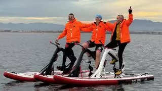 Tres altempordonesos vorejaran la costa Antàrtida en una aventura pionera amb bicicletes d'aigua