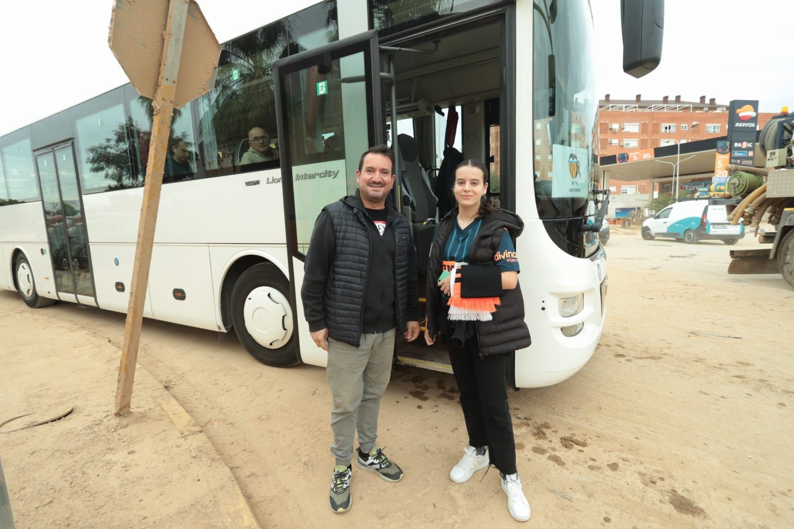 Autobuses de valencianistas para ver el Valencia - Betis en Mestalla