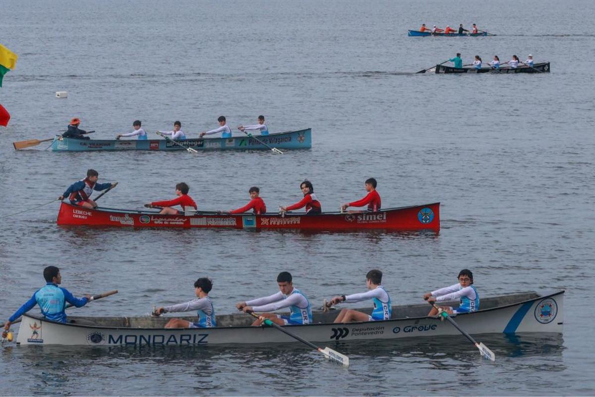 Las imágenes de las regatas de la I Bandera Conservas Orbe en Vilaxoán