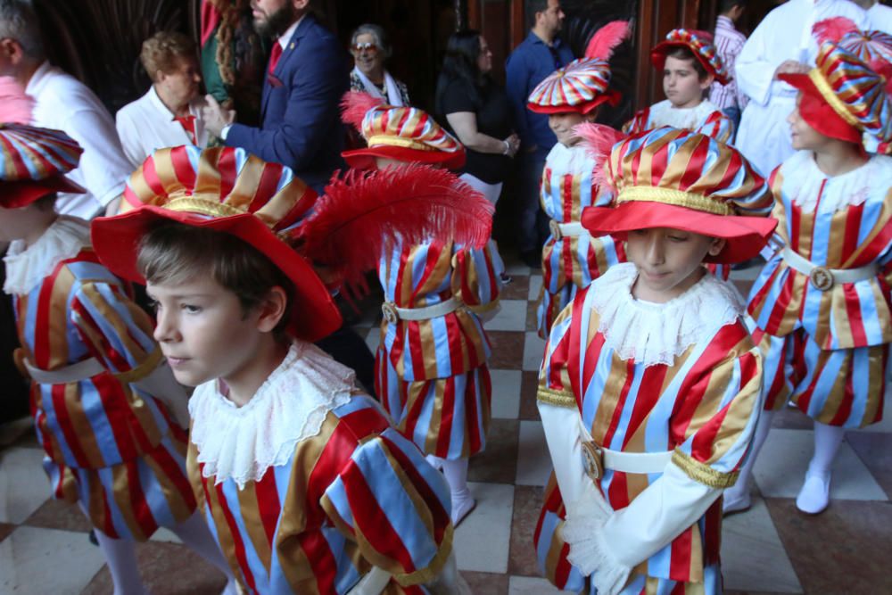 Procesión del Corpus en Málaga de 2018