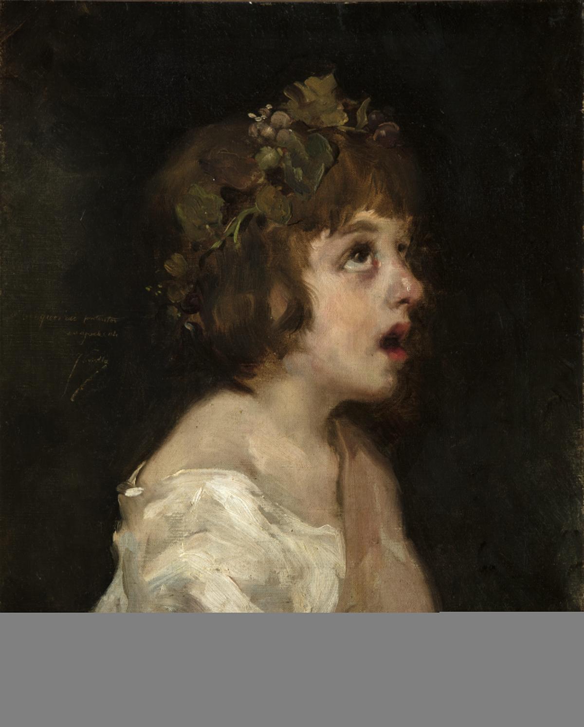 Niña cantora, 1883. Museo Sorolla.