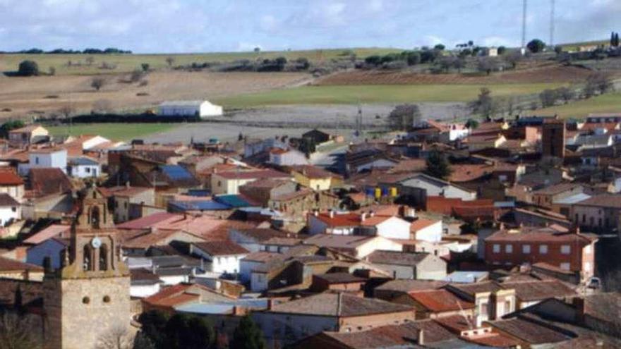 Vista general del pueblo de Venialbo.