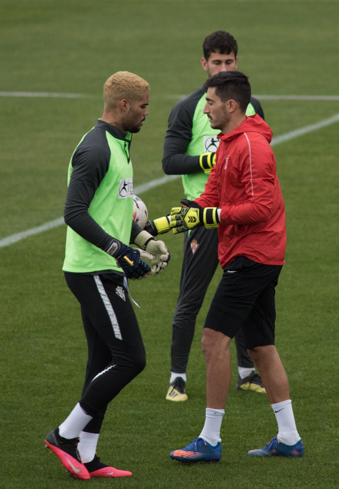 Entrenamiento del Sporting