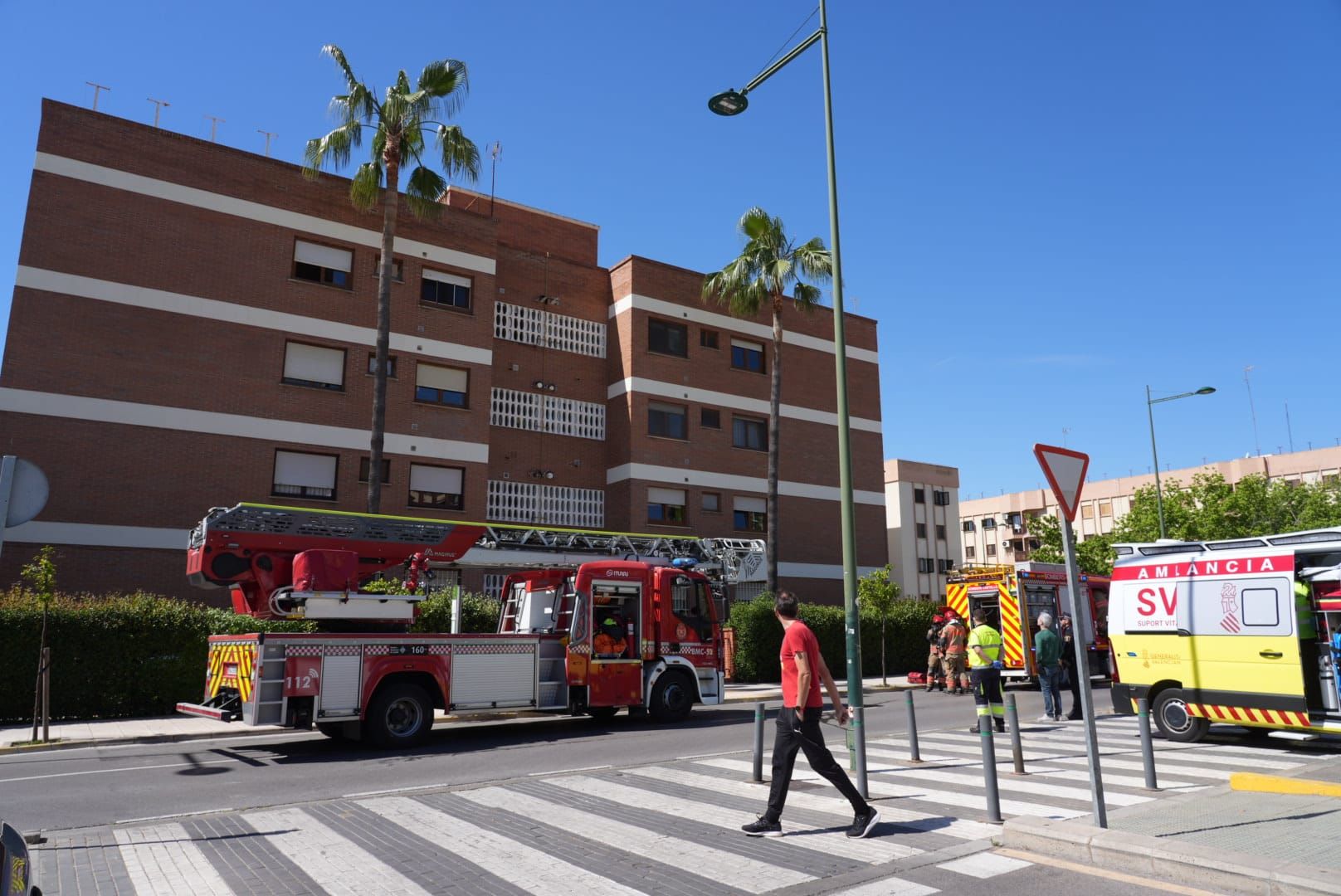 Incendio en la calle Rafalafena de Castelló