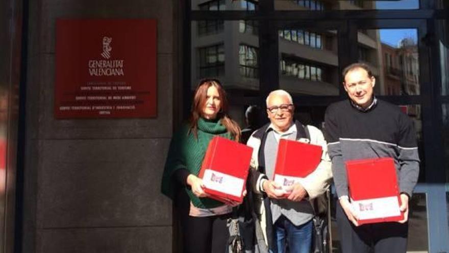 La técnico, el cronista y el concejal en Valencia.