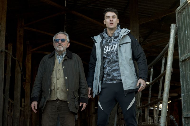 Fotograma de 'Animal', aparece Antonio Segundo Durán y Sergio Abelaira