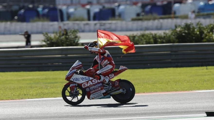 Doblete y subcampeonato para el GasGas Aspar Team y récord histórico del motociclismo valenciano