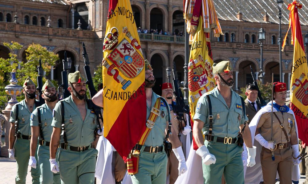 Jura de bandera civil en Sevilla.